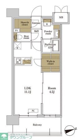 RJRプレシア川口の物件間取画像